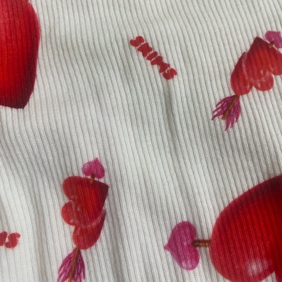 SKIMS Cotton Ribbed Boxers Heart And Arrow Print - Picture 2 of 6